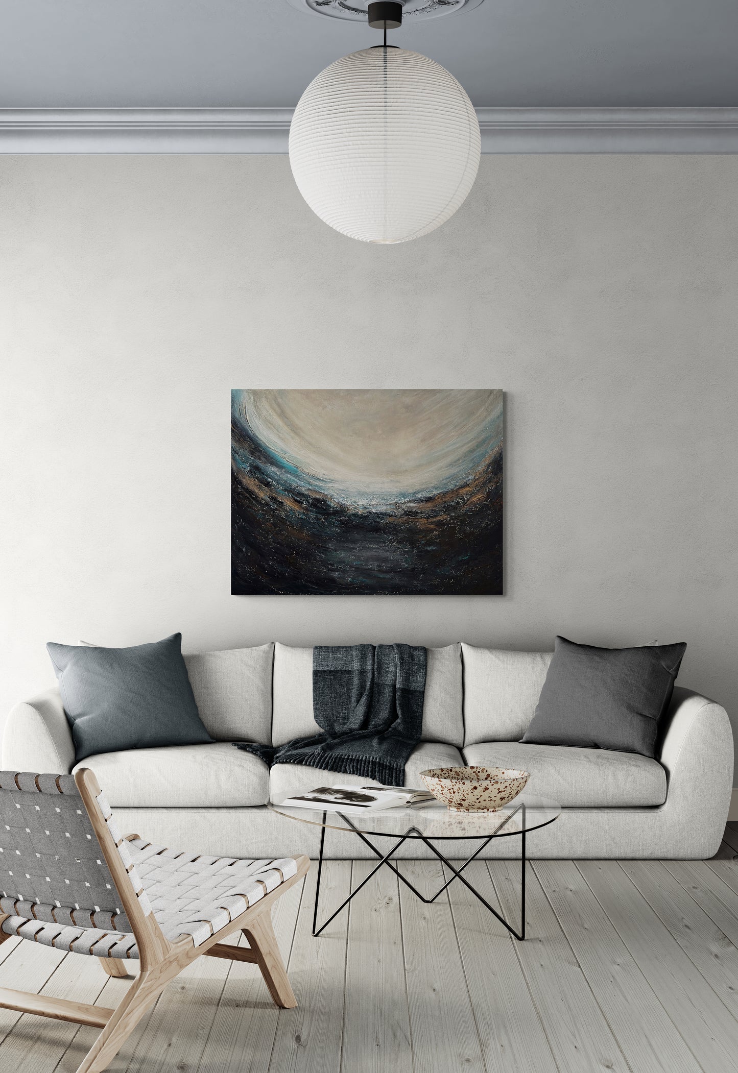 "Love that drowns Oceans" Original Artwork on Canvas 120x90cm